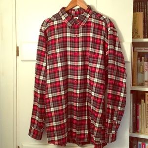 Men’s Soft Flannel Plaid Uniqlo Shirt